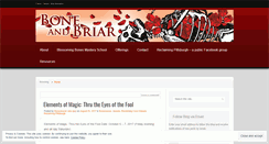 Desktop Screenshot of boneandbriar.com